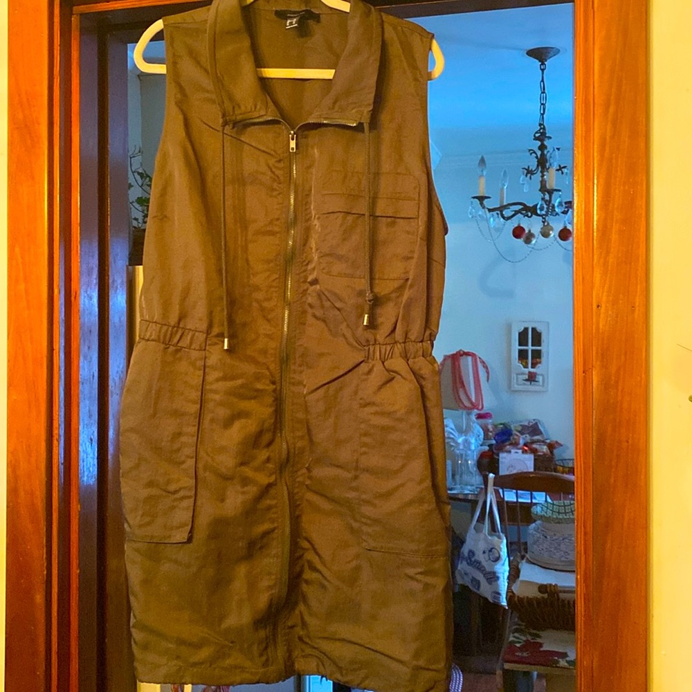 Forever 21 2x army green dress
